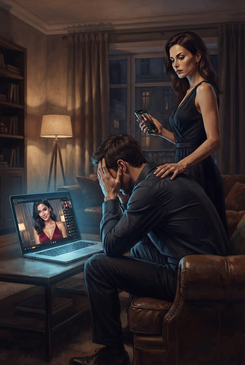 Cuckolded by My Wife and Camgirl