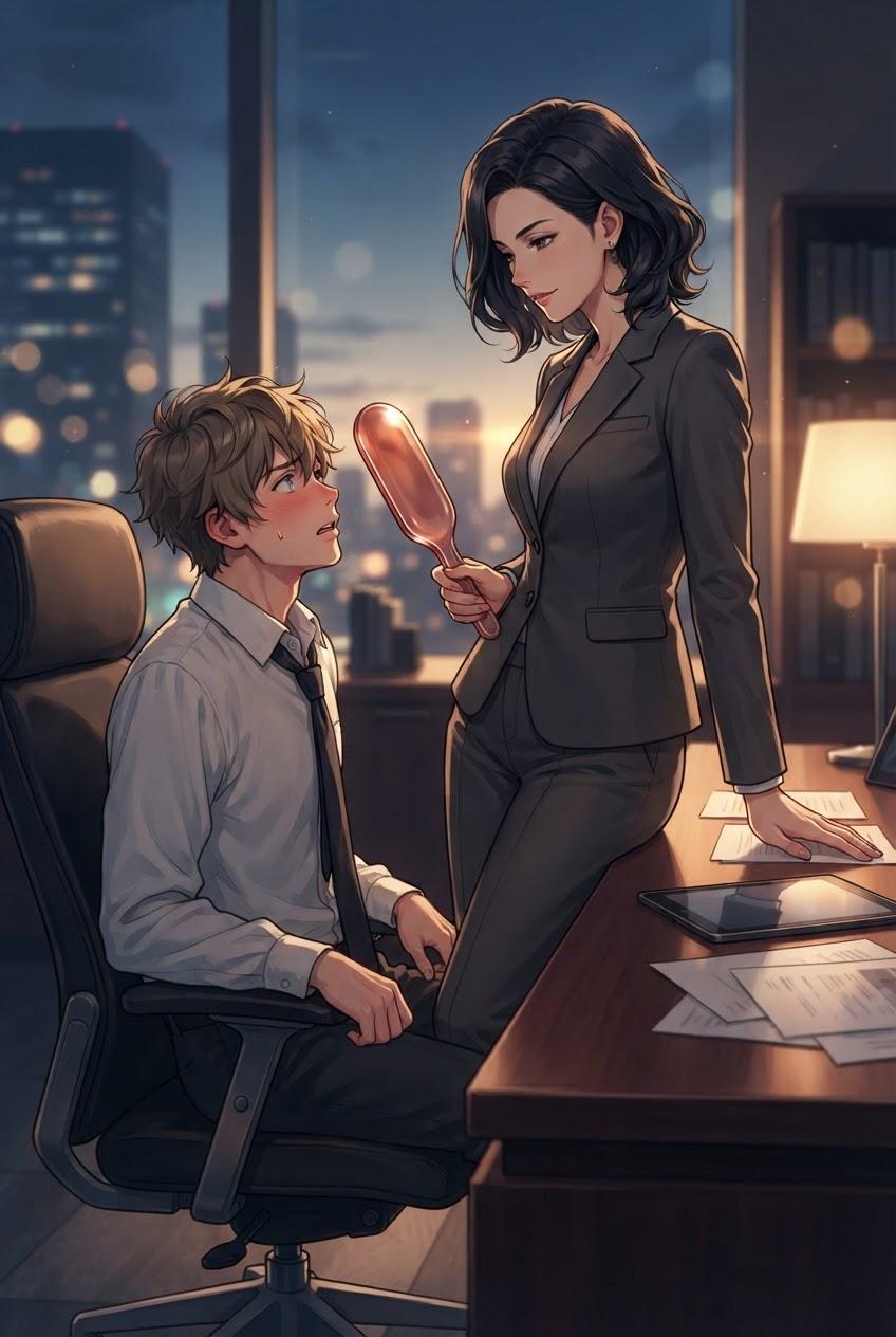 Boss Dominates Intern in Office