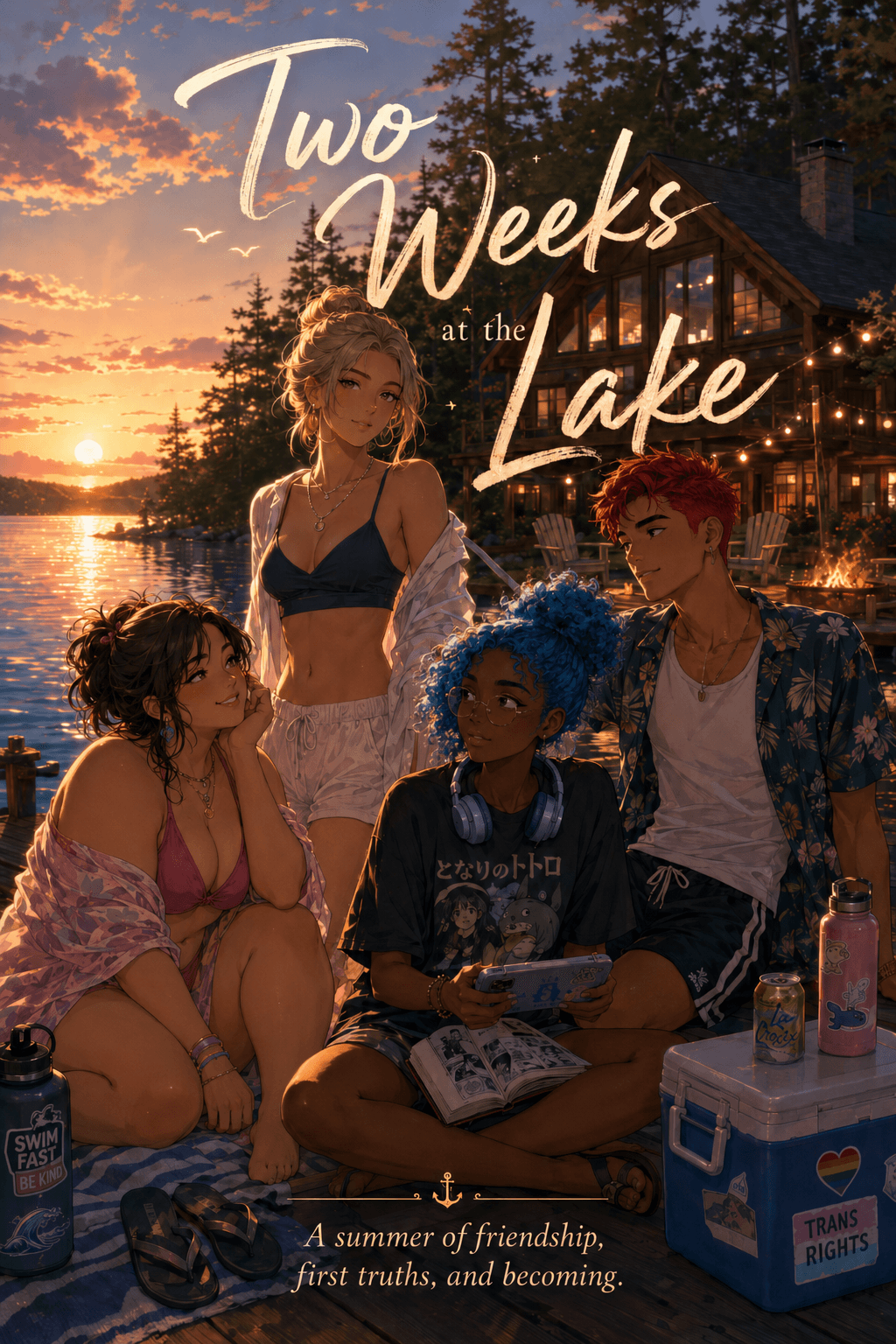 Lake Cabin Friends Become Lovers