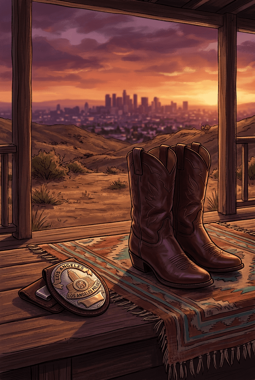 California Badges and Texas Boots