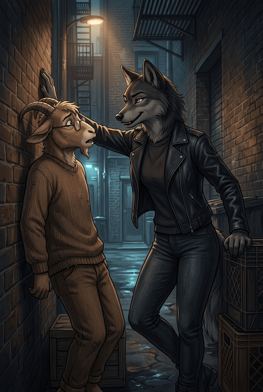 Rich Wolf and Shy Goat