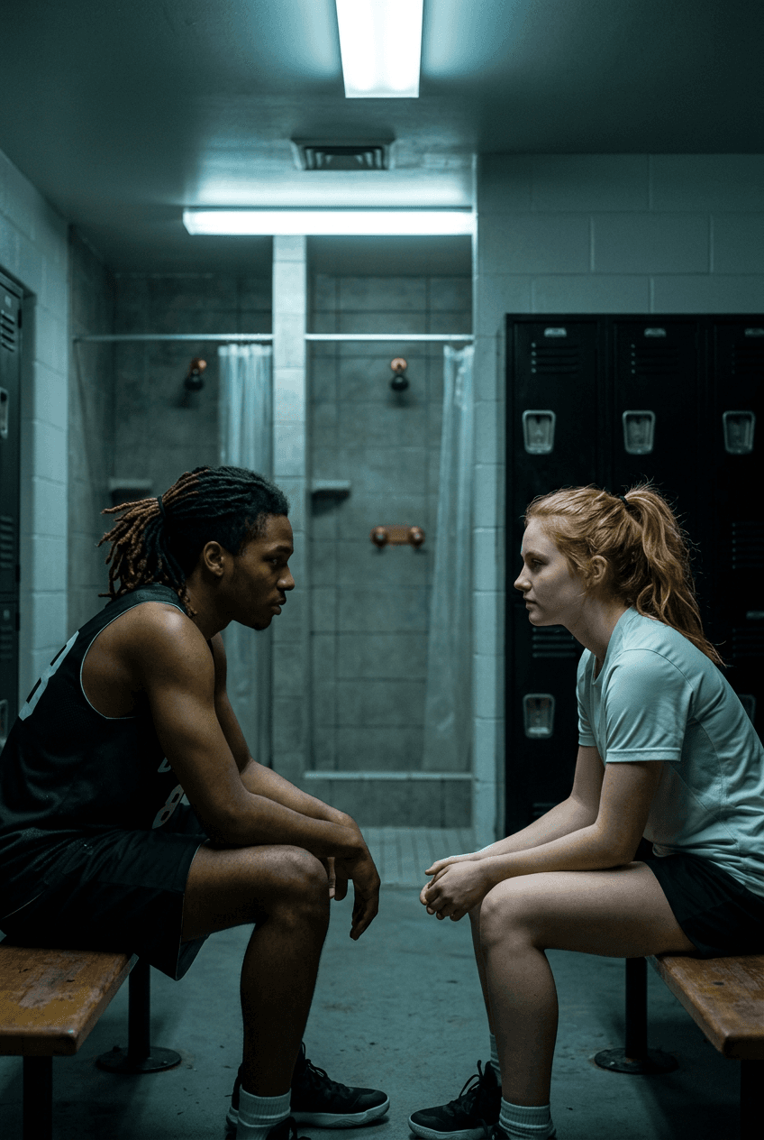 Rivals Stuck in Locker Room