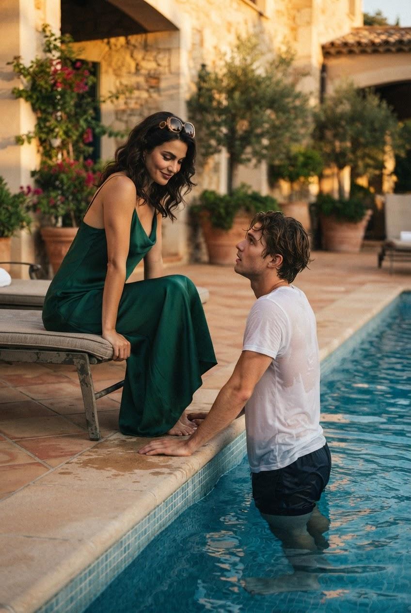 Heiress Seduces Pool Boy Bareback