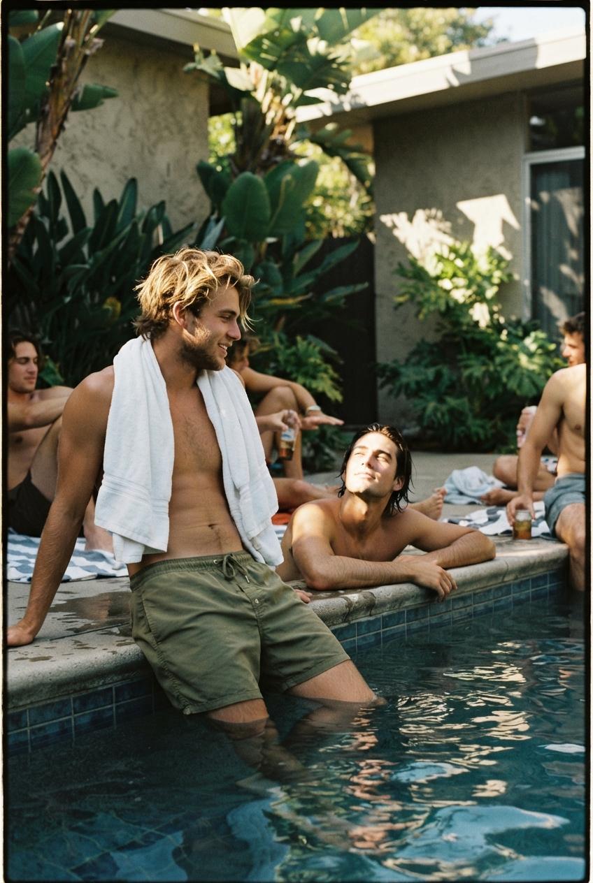 Bareback Pool Party: Jocks and Twinks