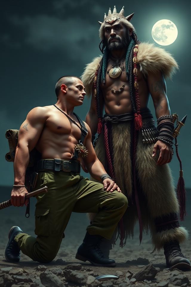 Jungle Alpha's Primal Claim on the Warrior