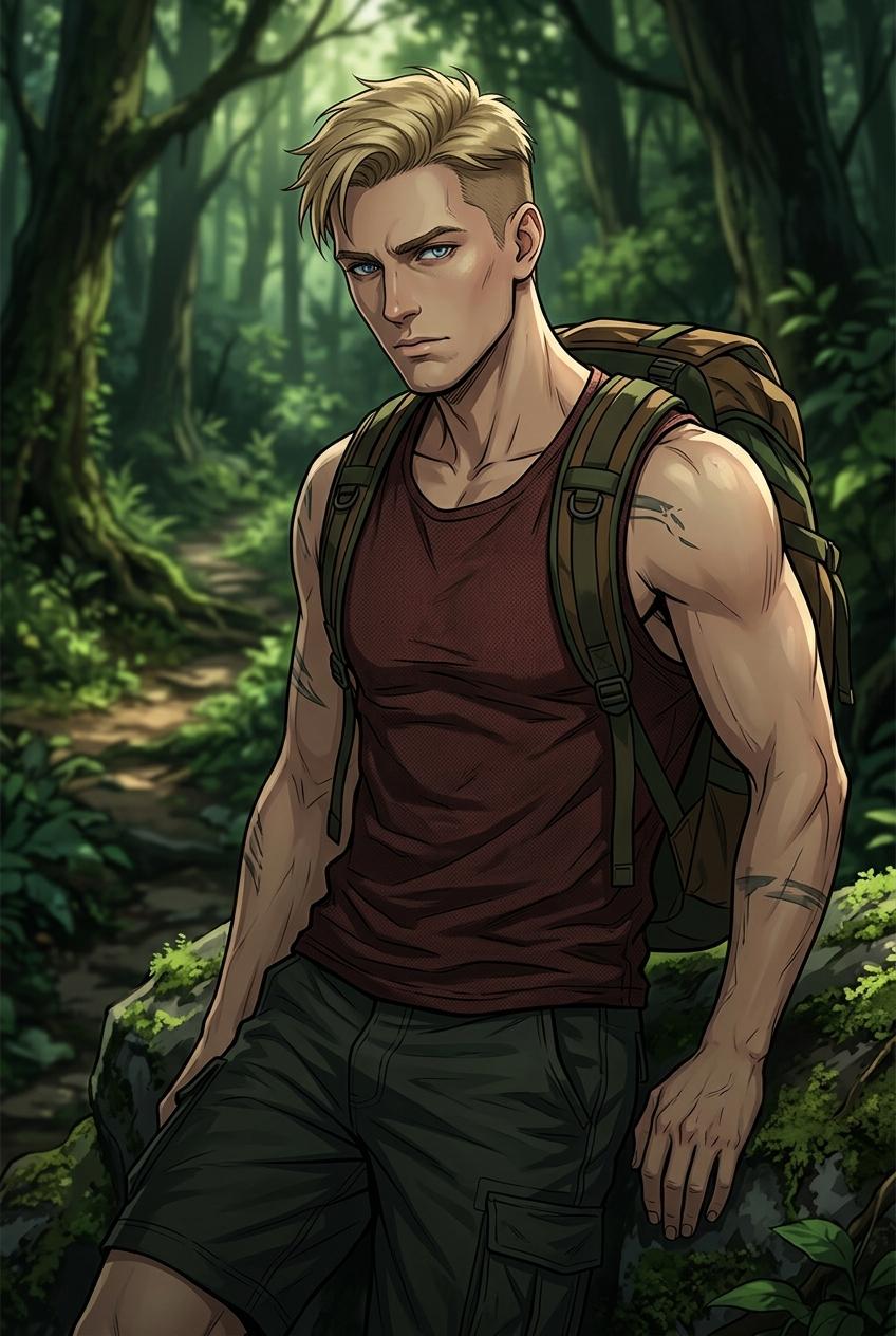 A kinky hike in the forest