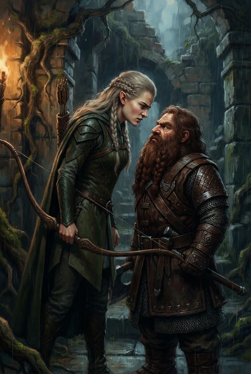 Dwarf Claims Elf Princess