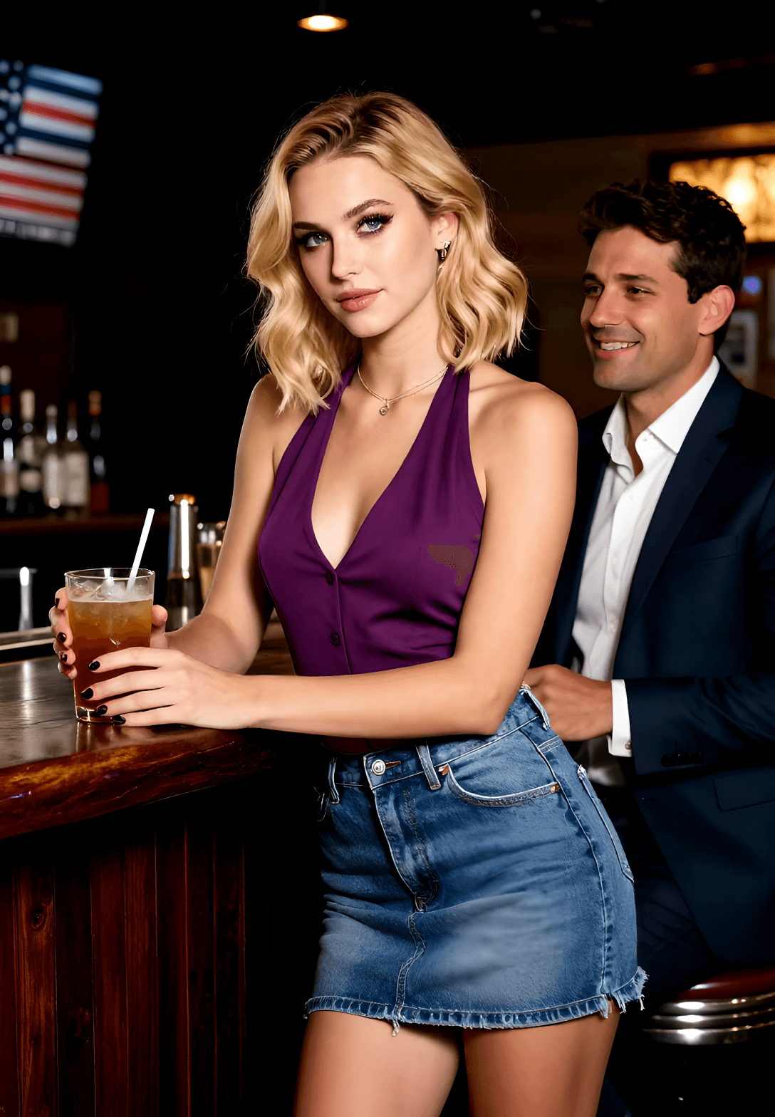 Cop Seduced By Dealer in Bar