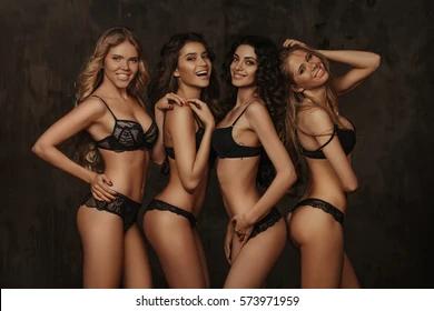 Lyn, Olivia, Maya, Jess. Gape Angels video