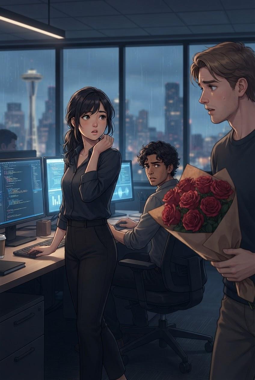 Coworker caught cheating by boyfriend