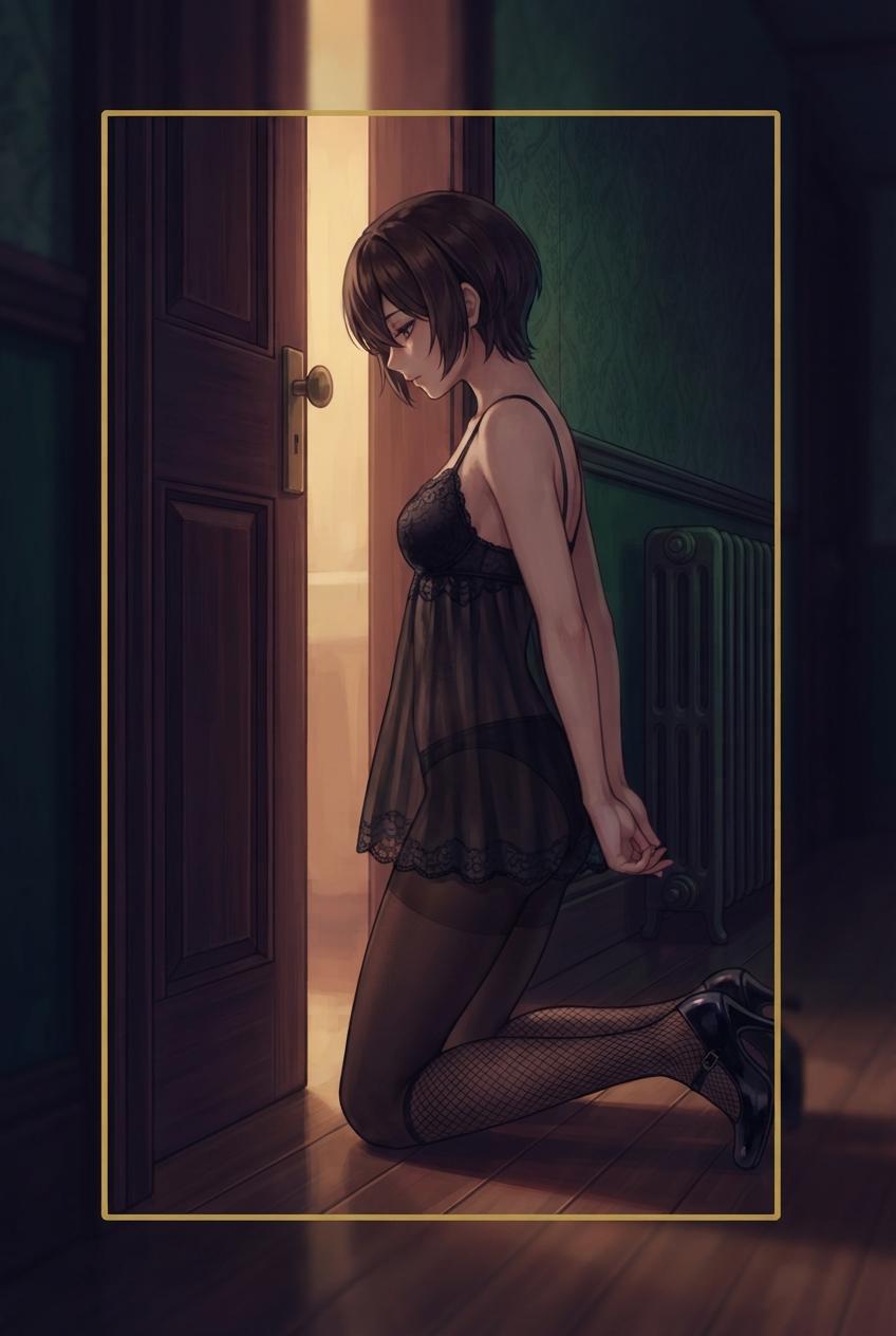 Caged wife submits to delivery man
