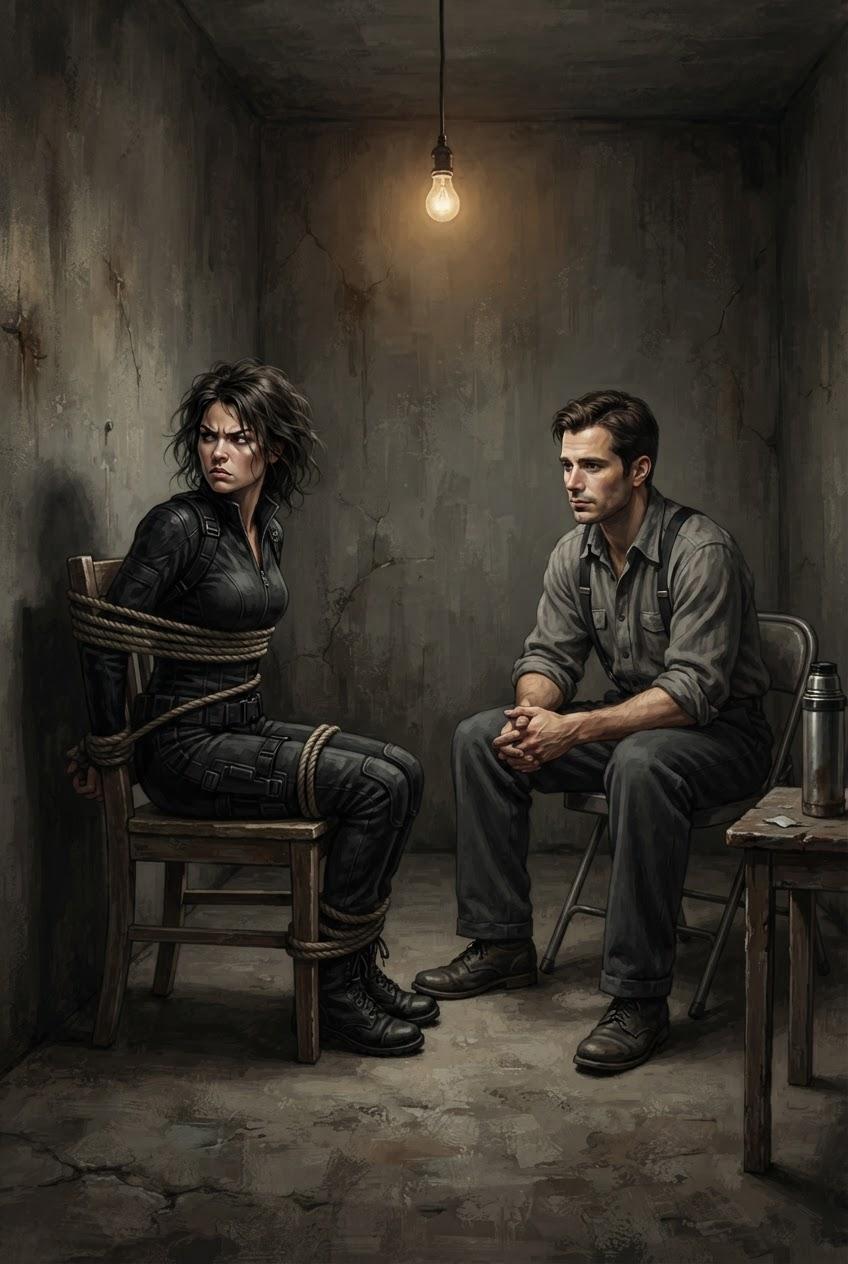Interrogator's Silk Seduction