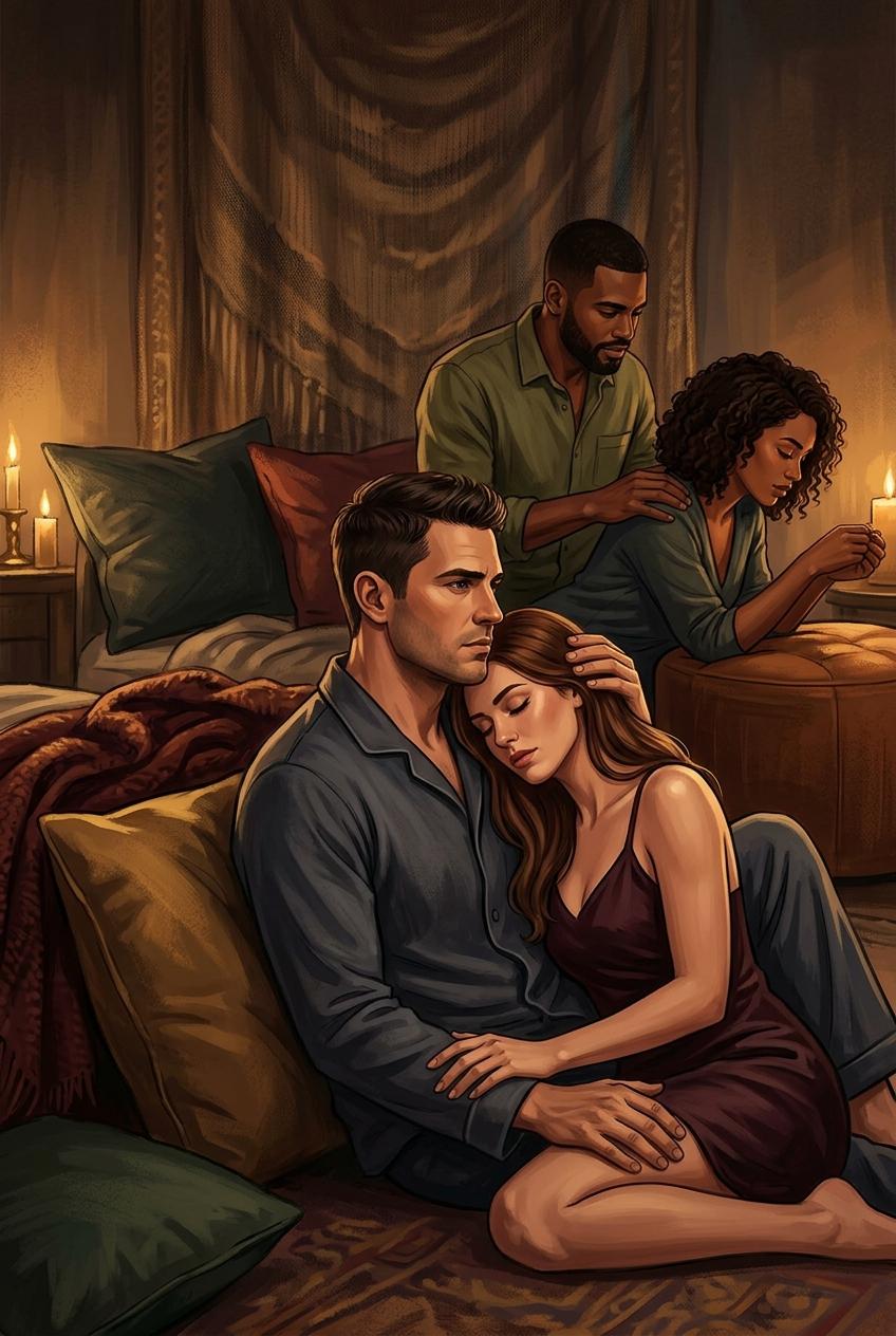Couple explores at massage sanctuary