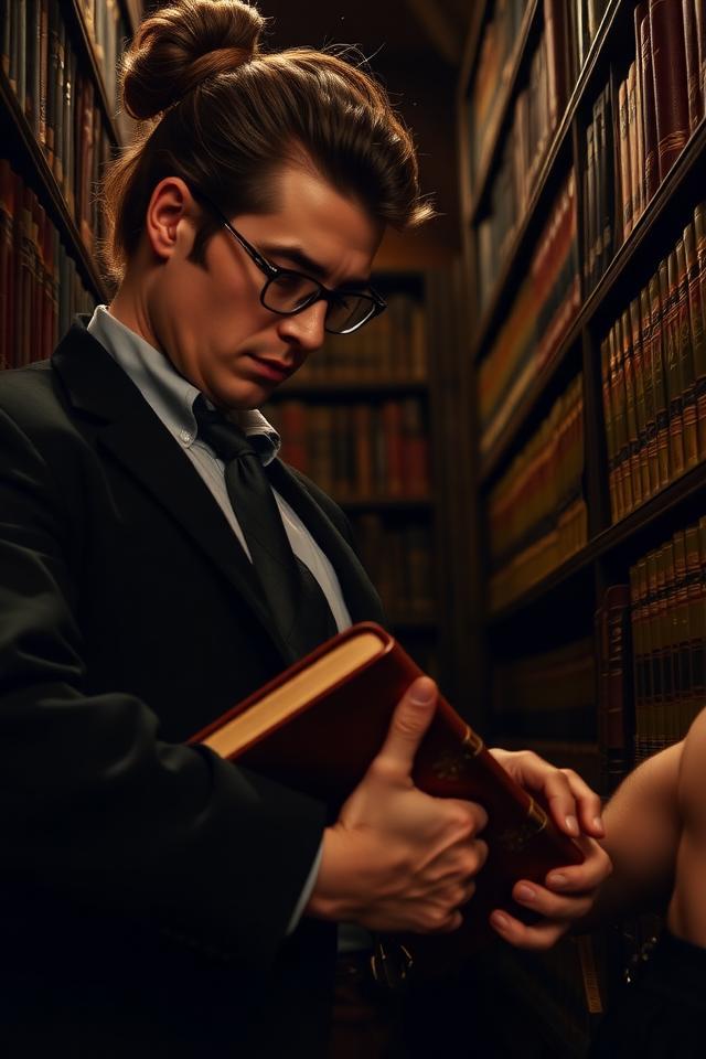 Librarian's Hidden Desires Unleashed in Vault