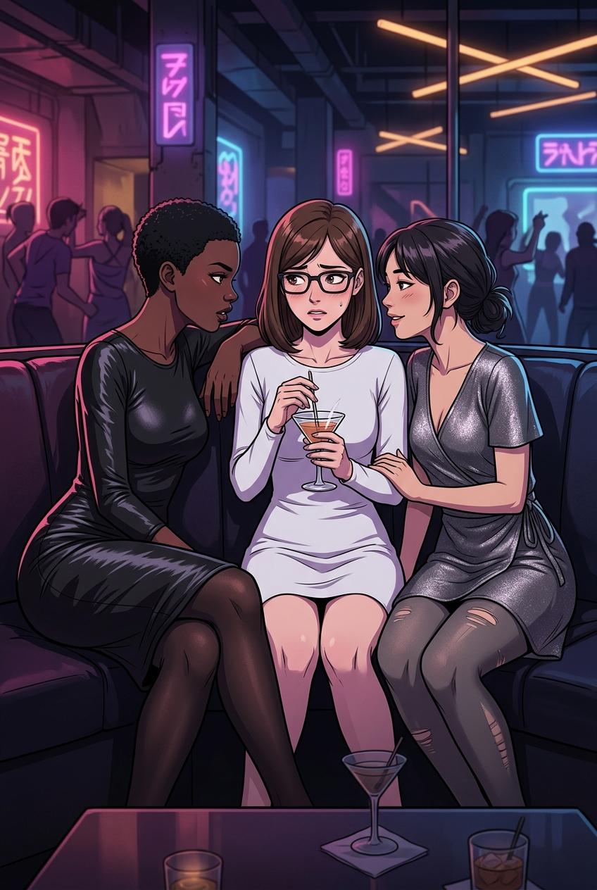 Two Lesbians Claim a Submissive