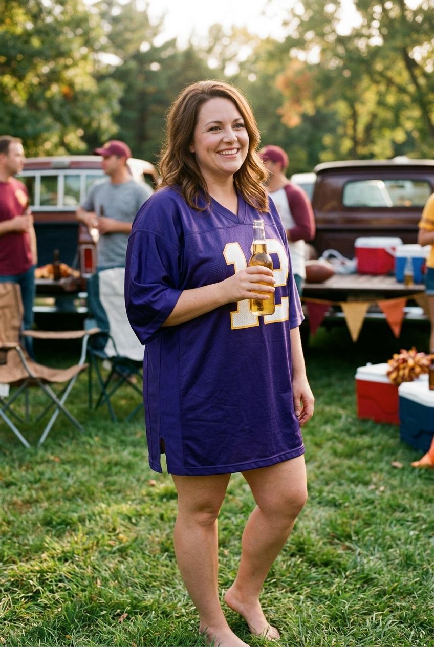 Wife Sharked at Tailgate, fucked & Bukkake