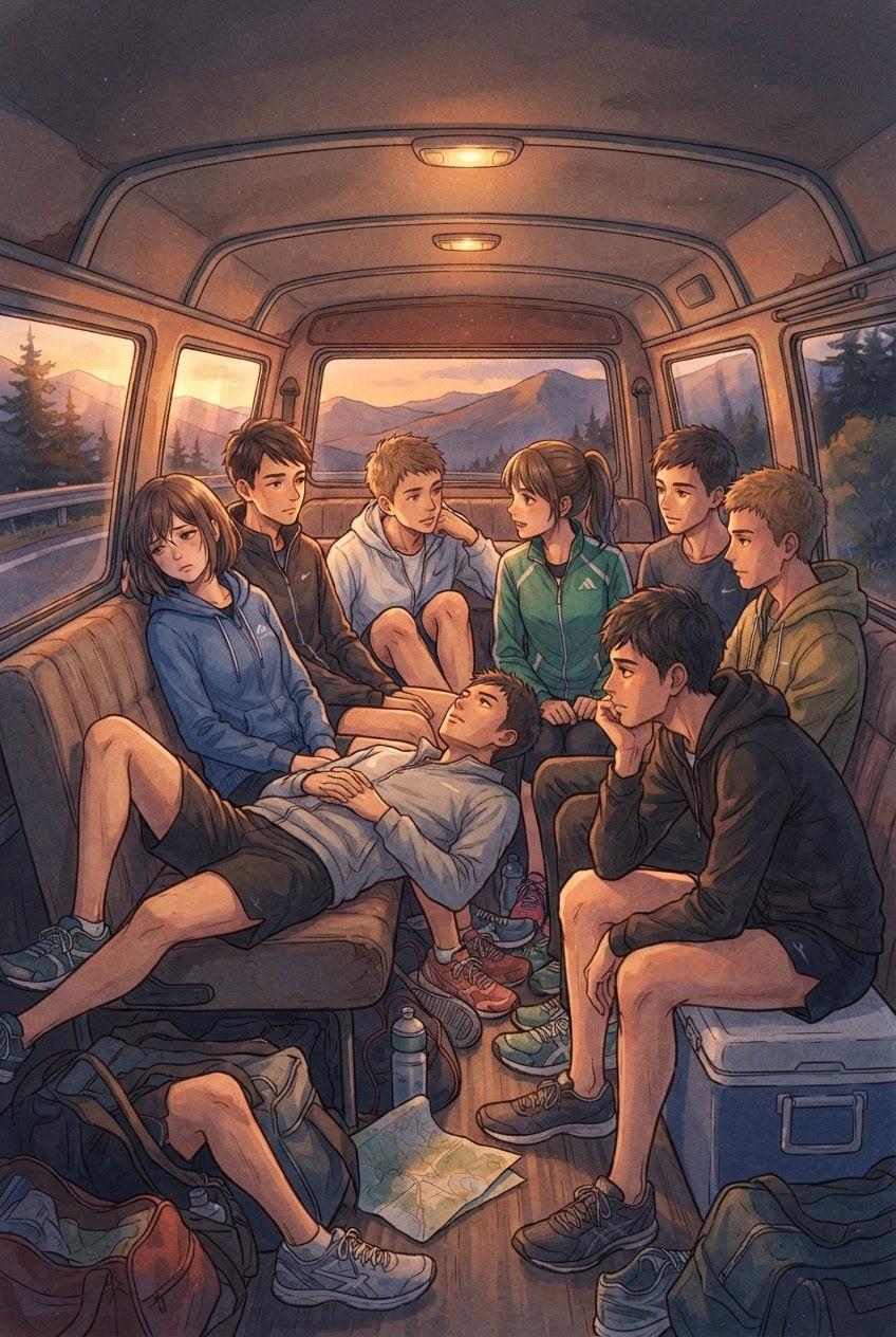 Cross Country Team Van Orgy