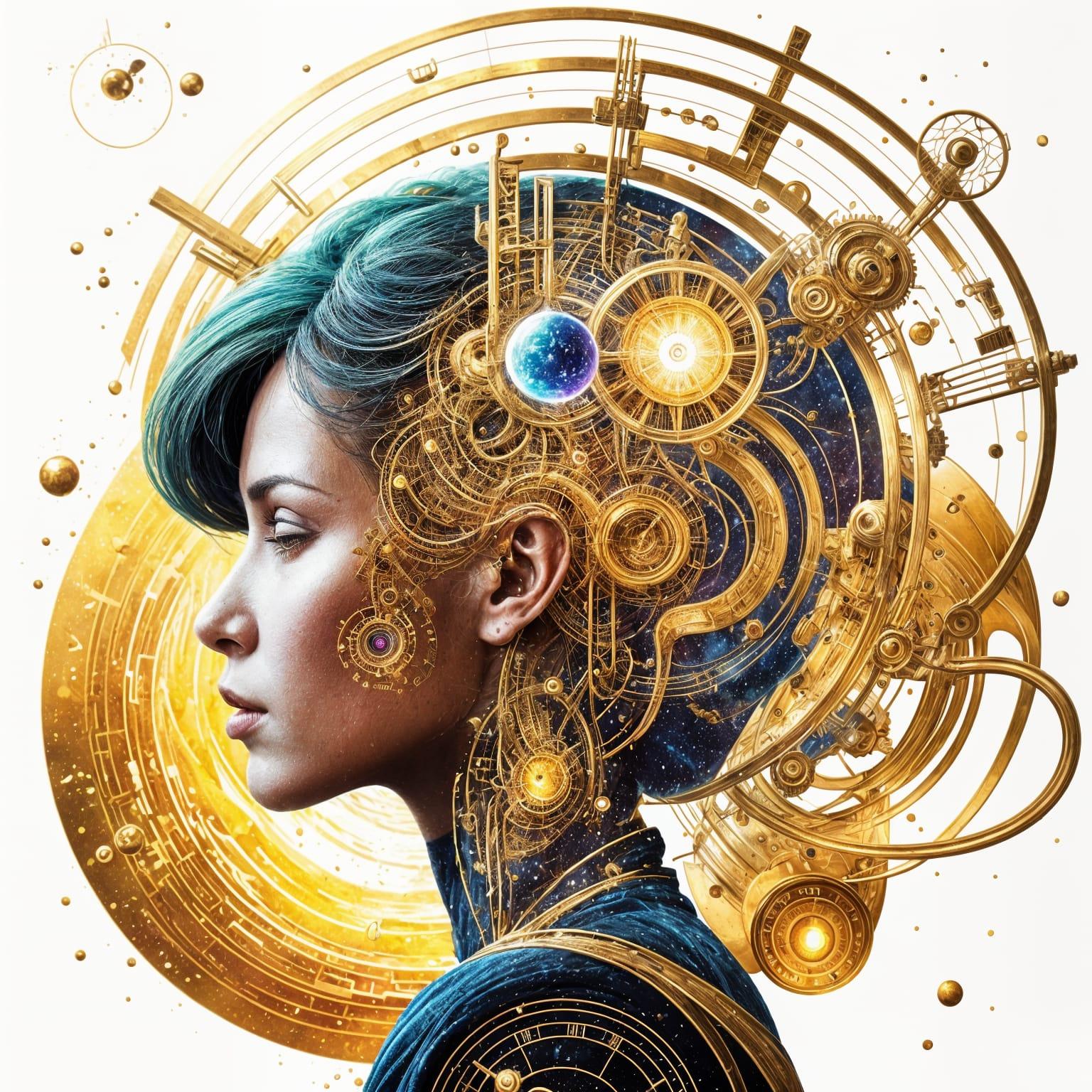 Professor Fuses with A.I. in Sensory Union