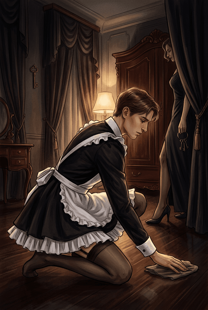 Son Becomes Mom's French Maid