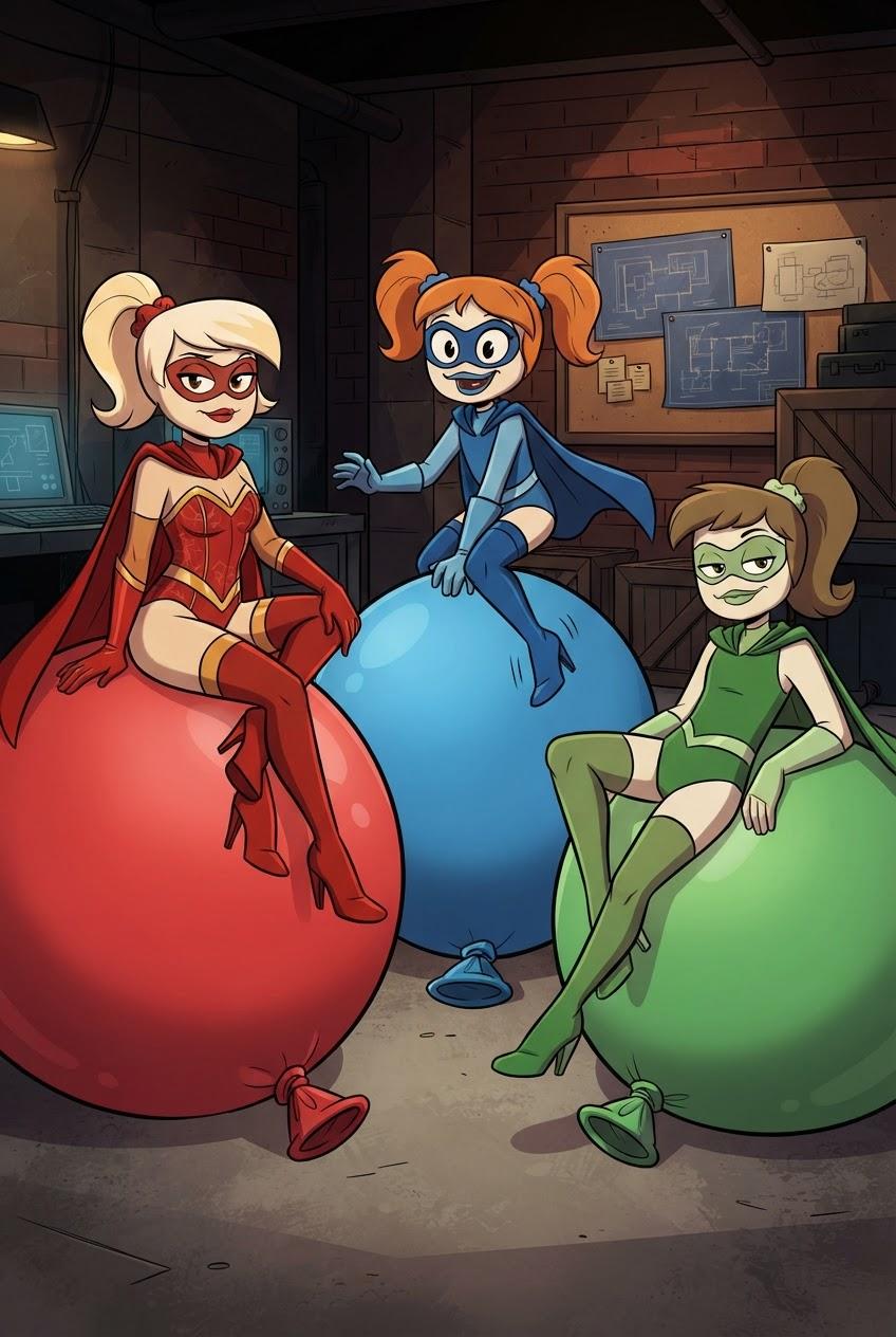 Girly Heroes Balloon Climax