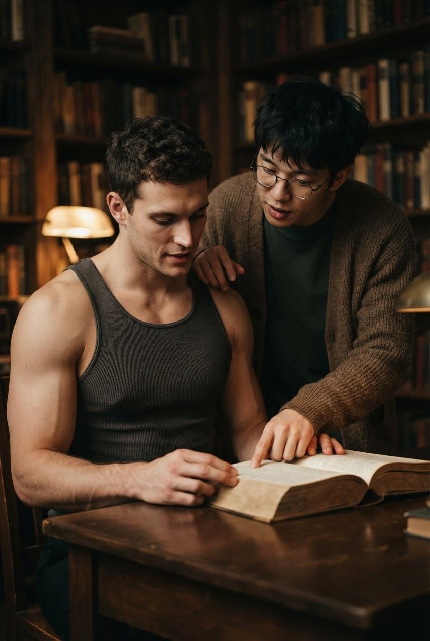Jock Gets Grumpy Librarian's Help