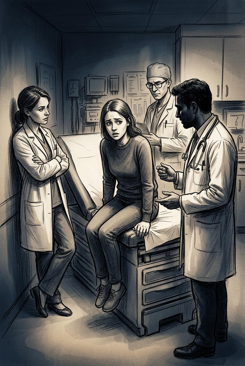 Fertility clinic gangbang breeding