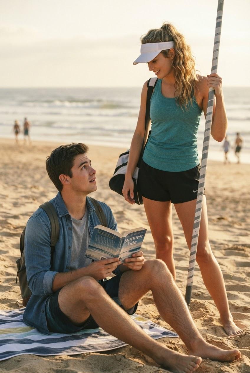 Beach Stranger's Big Cock Surprise