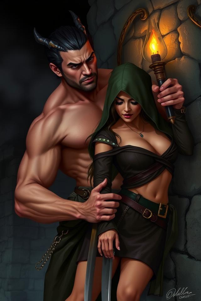 Dragon's Fiery Claim on a Bold Thief