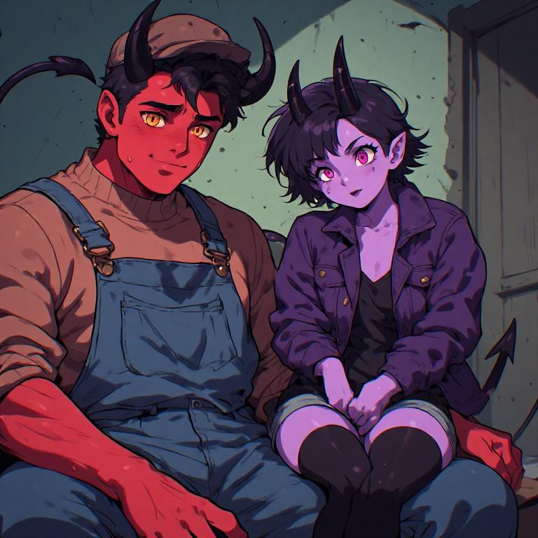 Shy Demon's Halloween Seduction