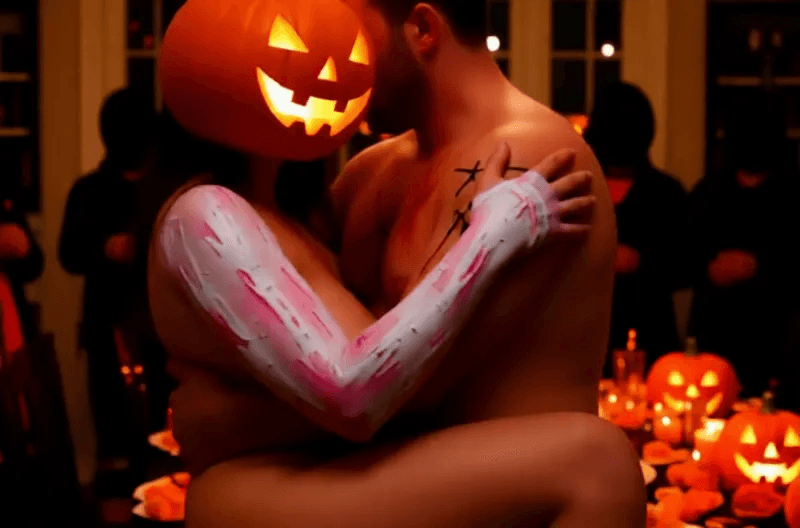 Halloween Candaulism Party-Turned-Orgy