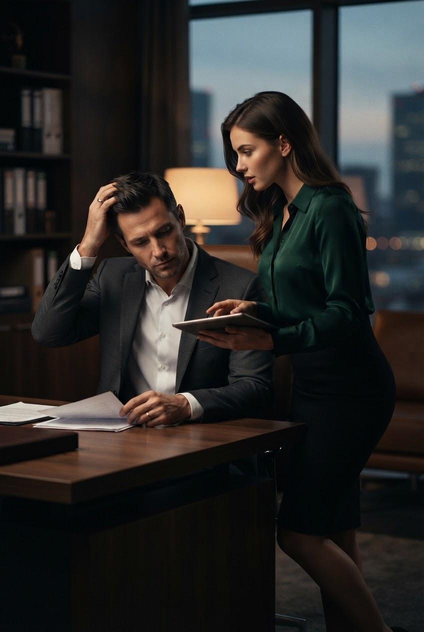 Boss's New Assistant Seduces Him