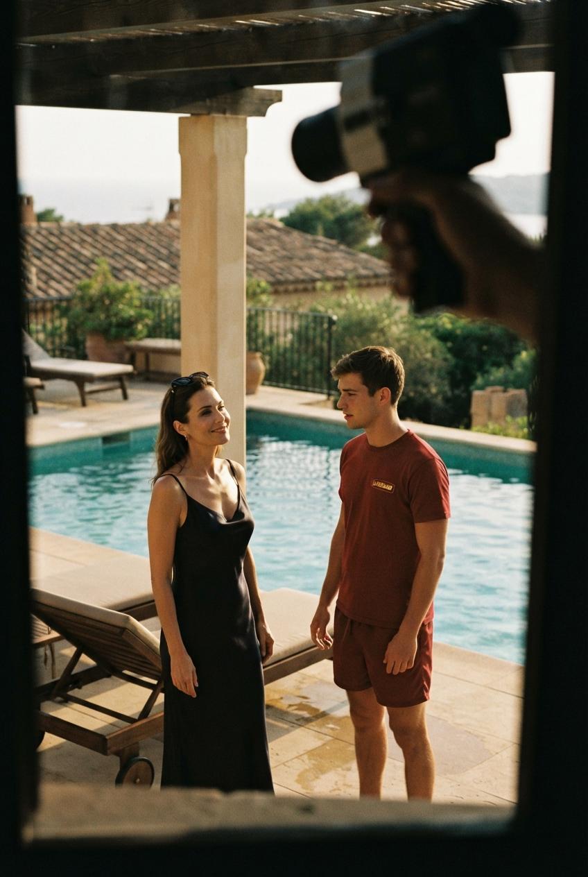 Wife Uses Lifeguard as Husband Watches