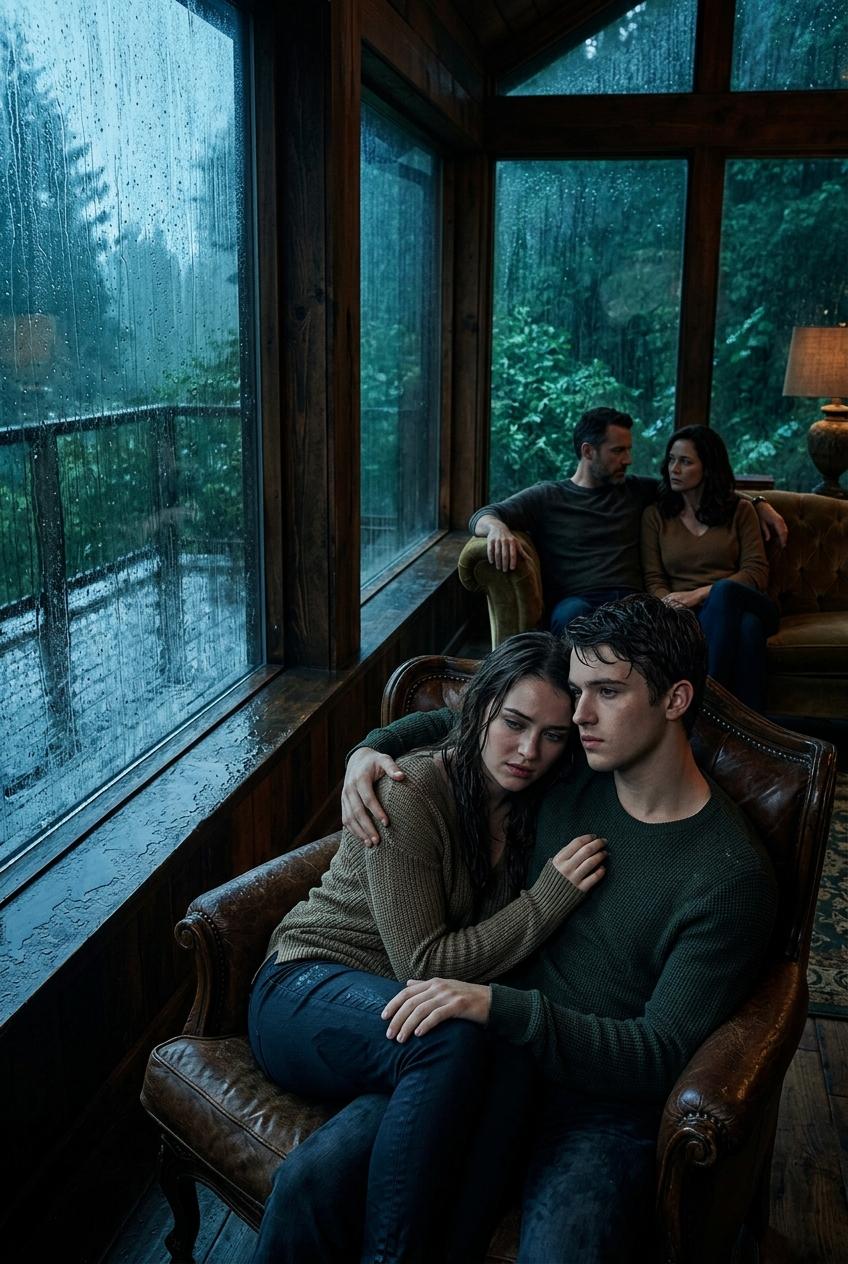 Two families swap in the storm