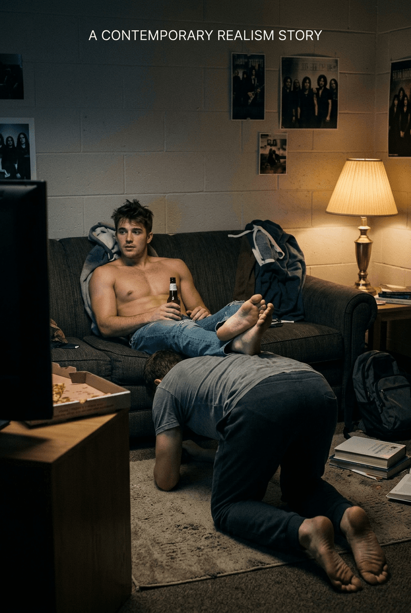 Submissive Roommate Serves Star Player