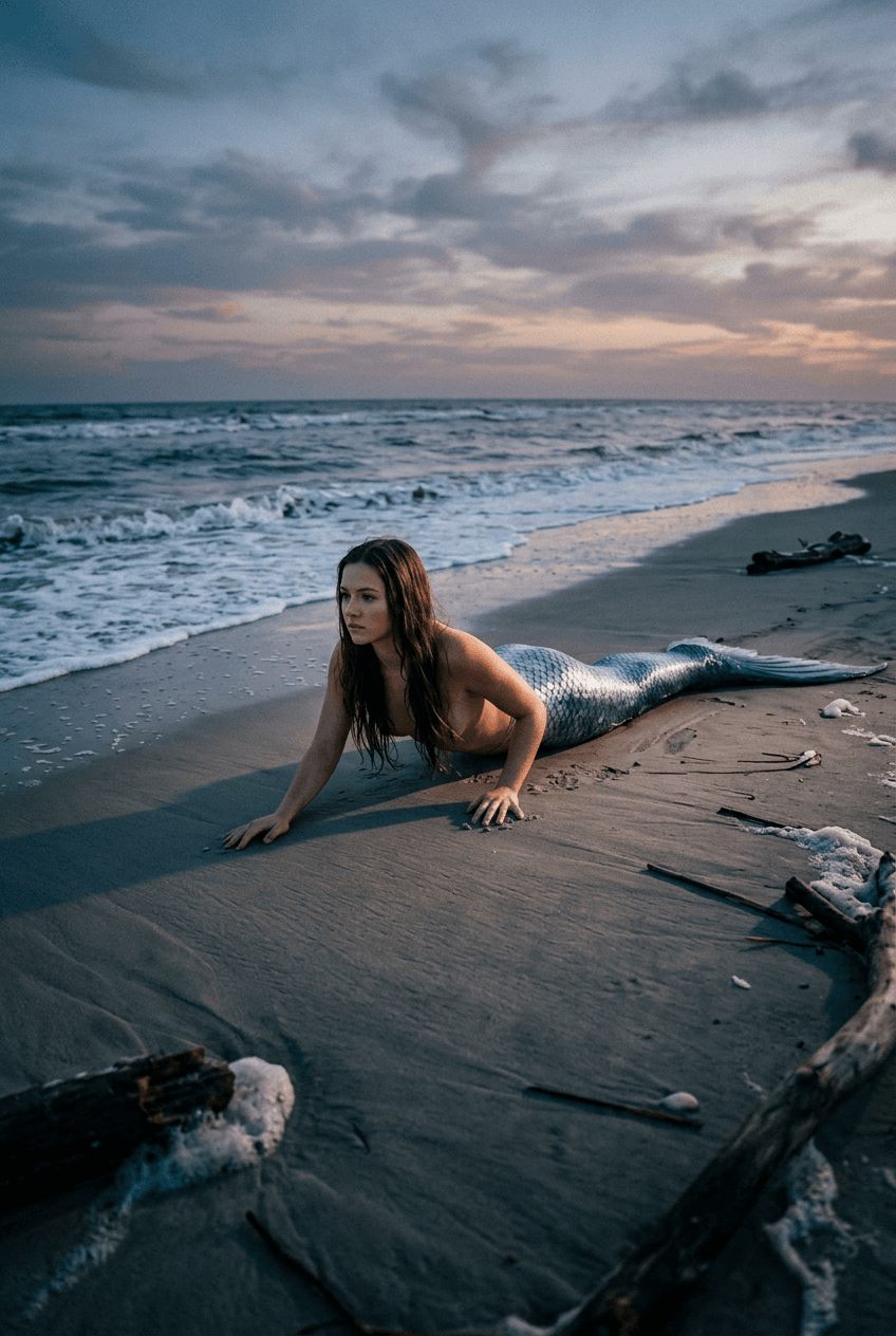Stranded Mermaid Transforms Me into One of Her Kind