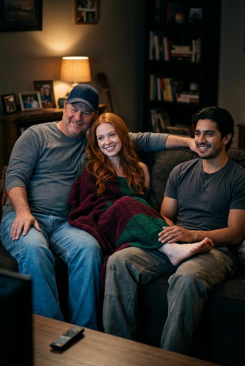 A weekend with her two boyfriends