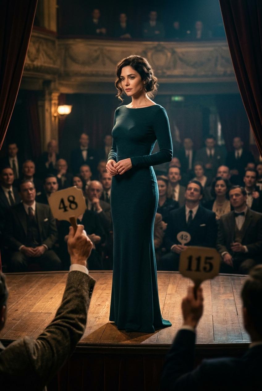 Married woman auctioned off for the night