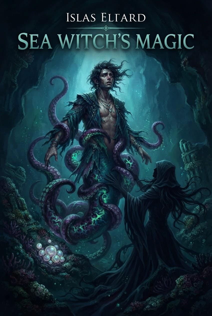 Merman Seduced by Sea Witch
