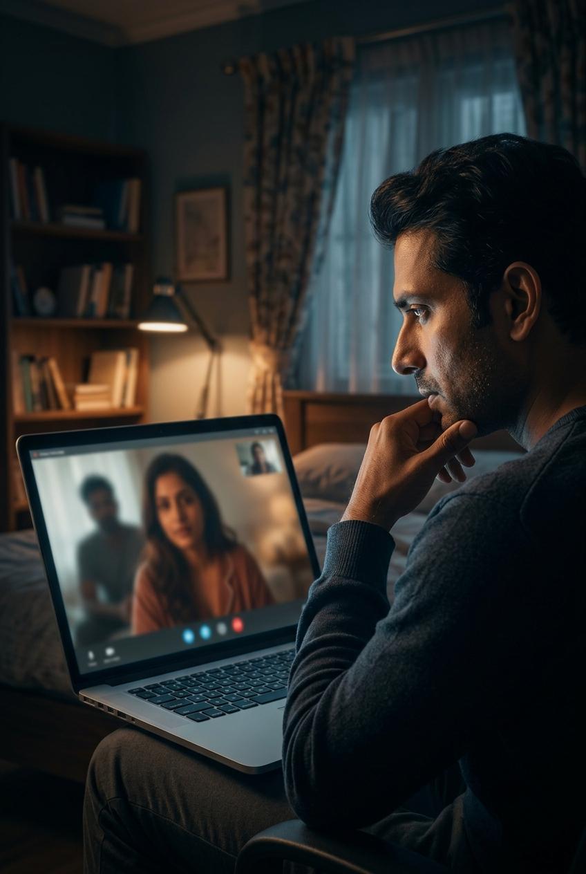 Grieving Friend Hears Wife's Moans