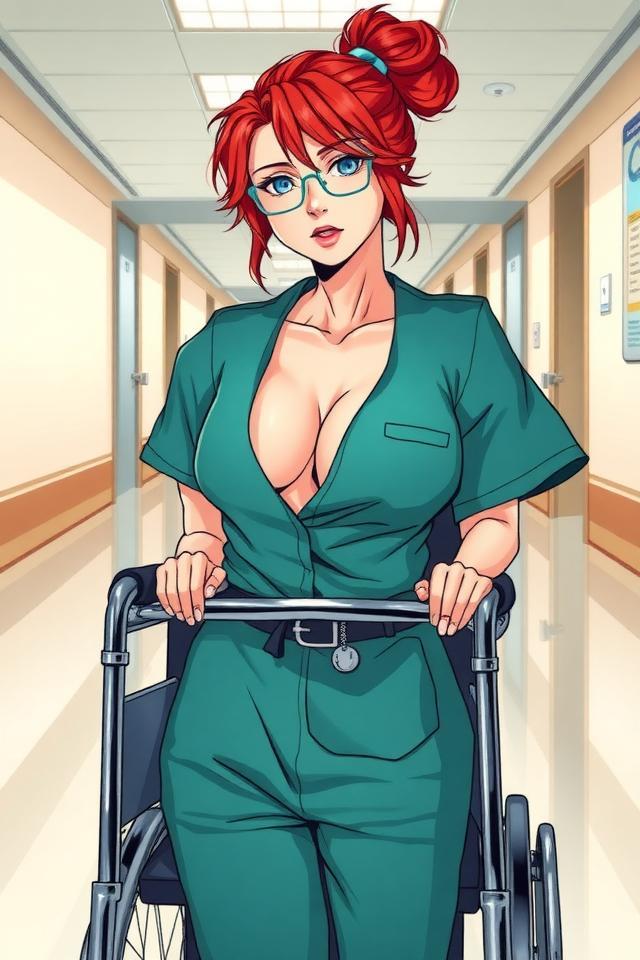Nurse Helps Aroused Patient Adjust