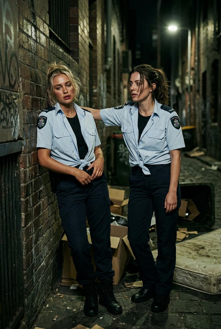 Lust in a Laneway - 'City Patrol Group' Girls