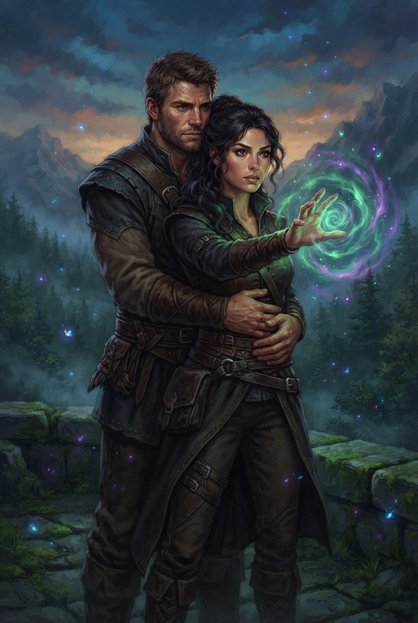 Apprentice gets taught by sorceress