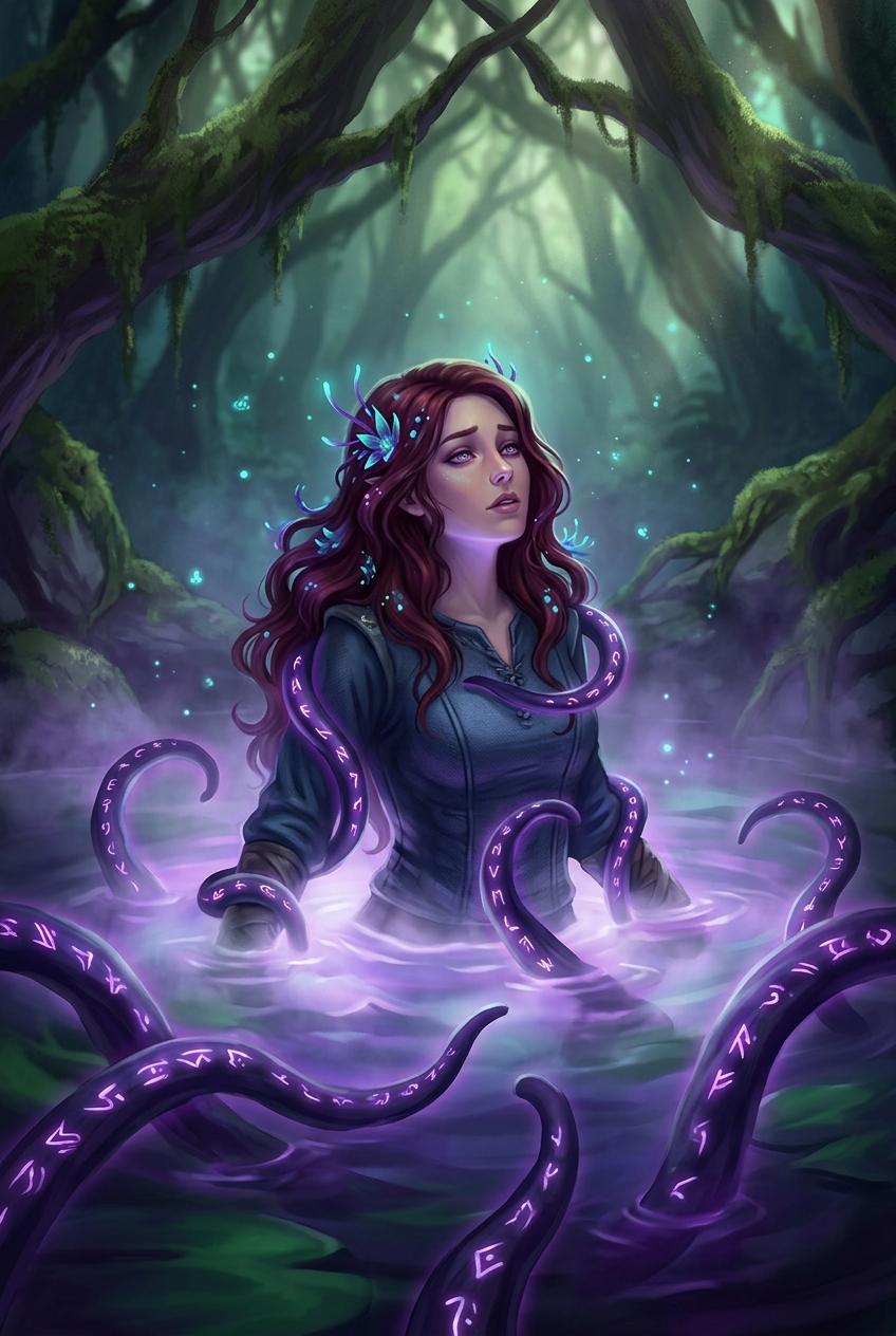 Rhea and the Tentacle Pool