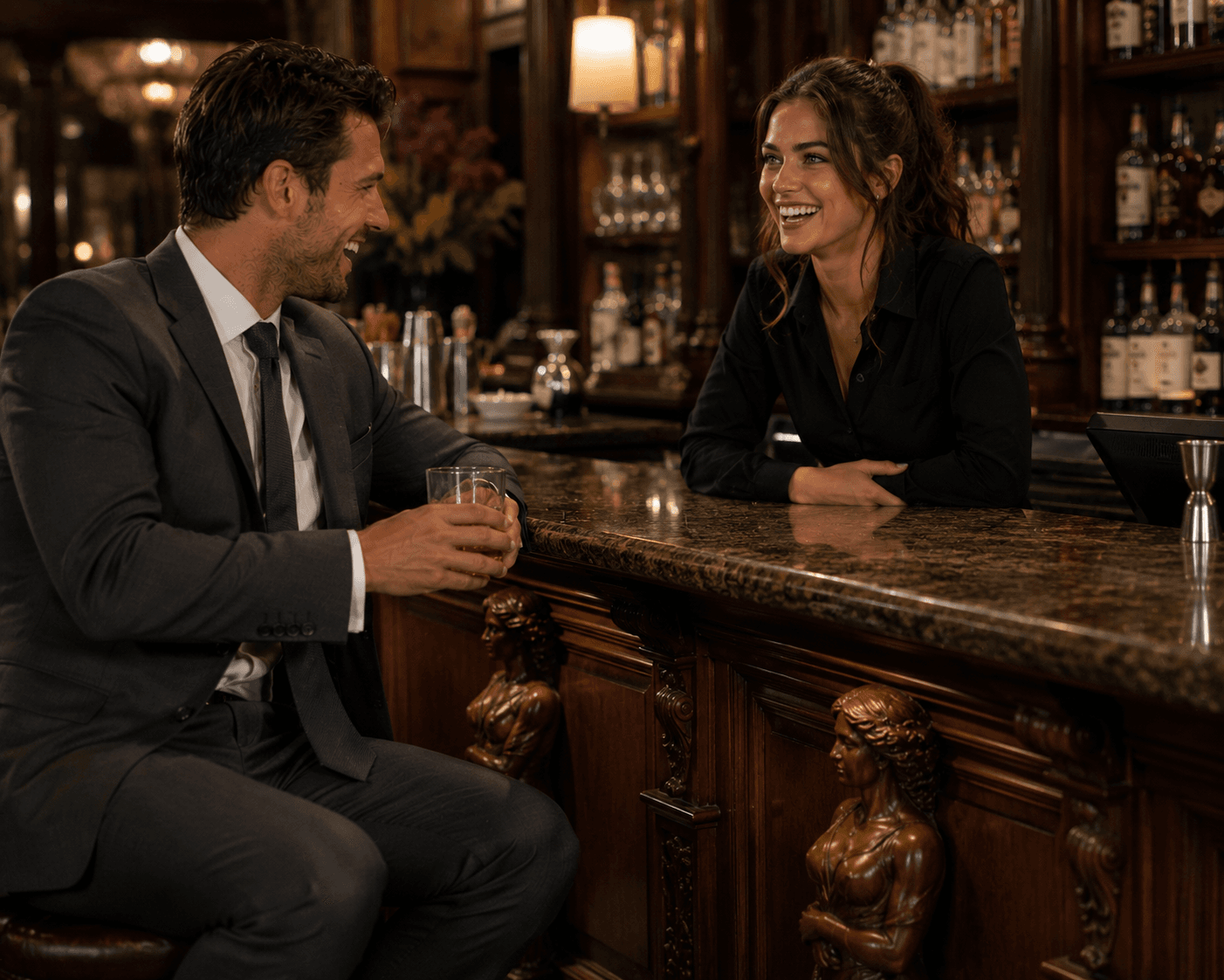 Bartender Claims Lonely Husband