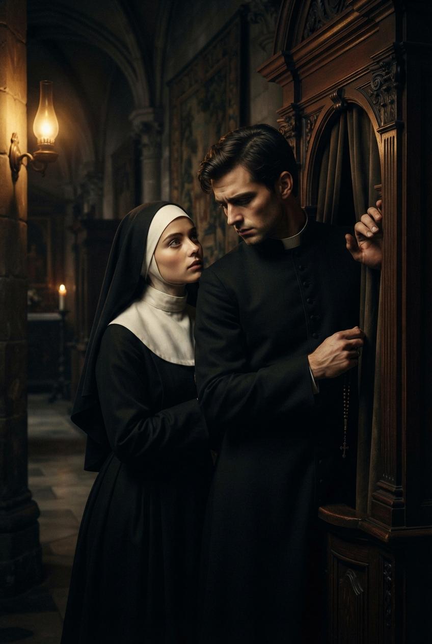 Priest Confesses to Novices