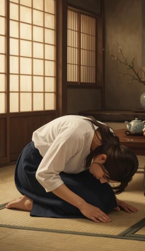 The Widower's Submissive Servant