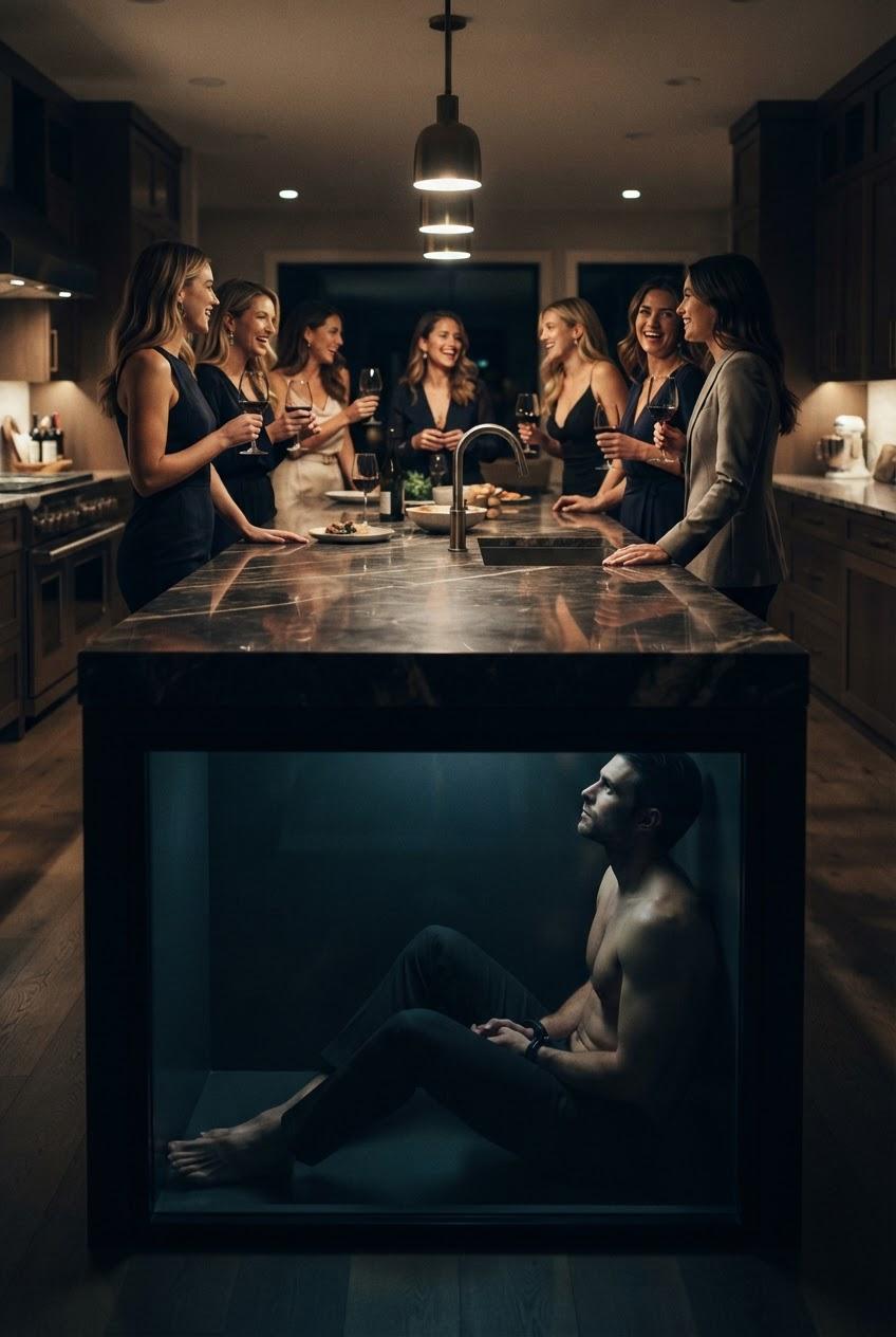 Wife cages husband for dinner party