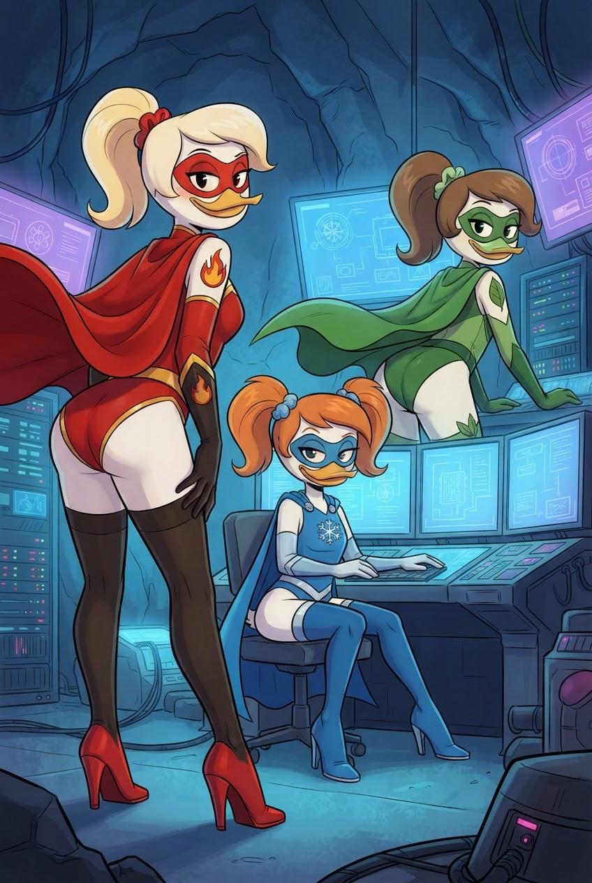 Three Sluts Claimed by Tentacles