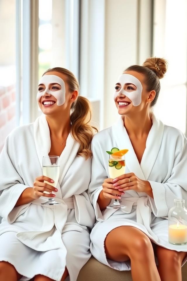 Family Galentine's Day at the Spa
