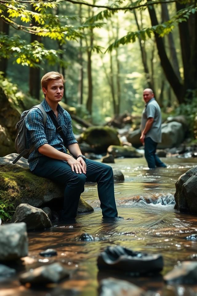 Hiker Submits to Dominant Man's Training